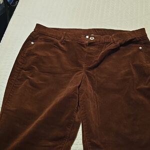 Burgundy Corduroy Pants